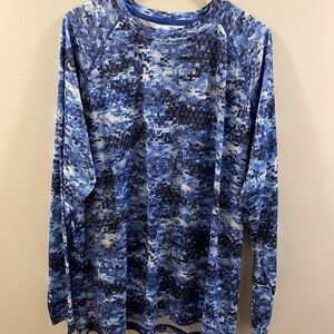 Columbia PFG Blue Shirt